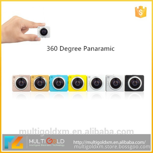 2016 New Arrival 360 Sports Video Camera WIFI Action camera 360 Degree Panorama VR Camera